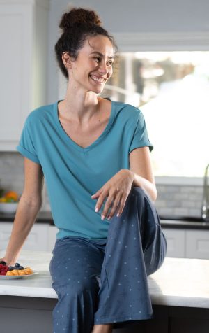 Cooling Pajama Short Sleeve Shirt