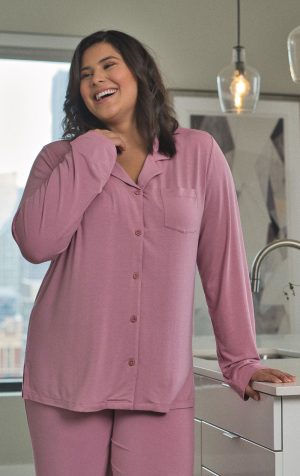 Consciously Cozy Button-Front Pajamas