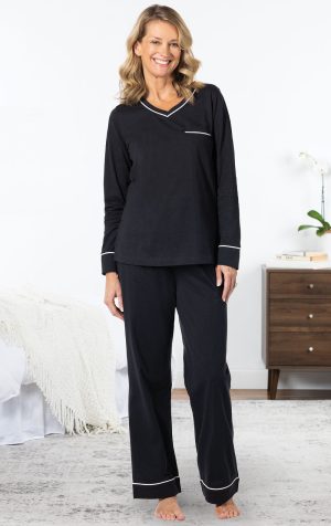 Solid Jersey Pullover Pajamas