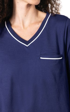 Solid Jersey Pullover Pajamas